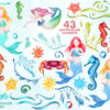Under The Sea Hand Painted Clipart